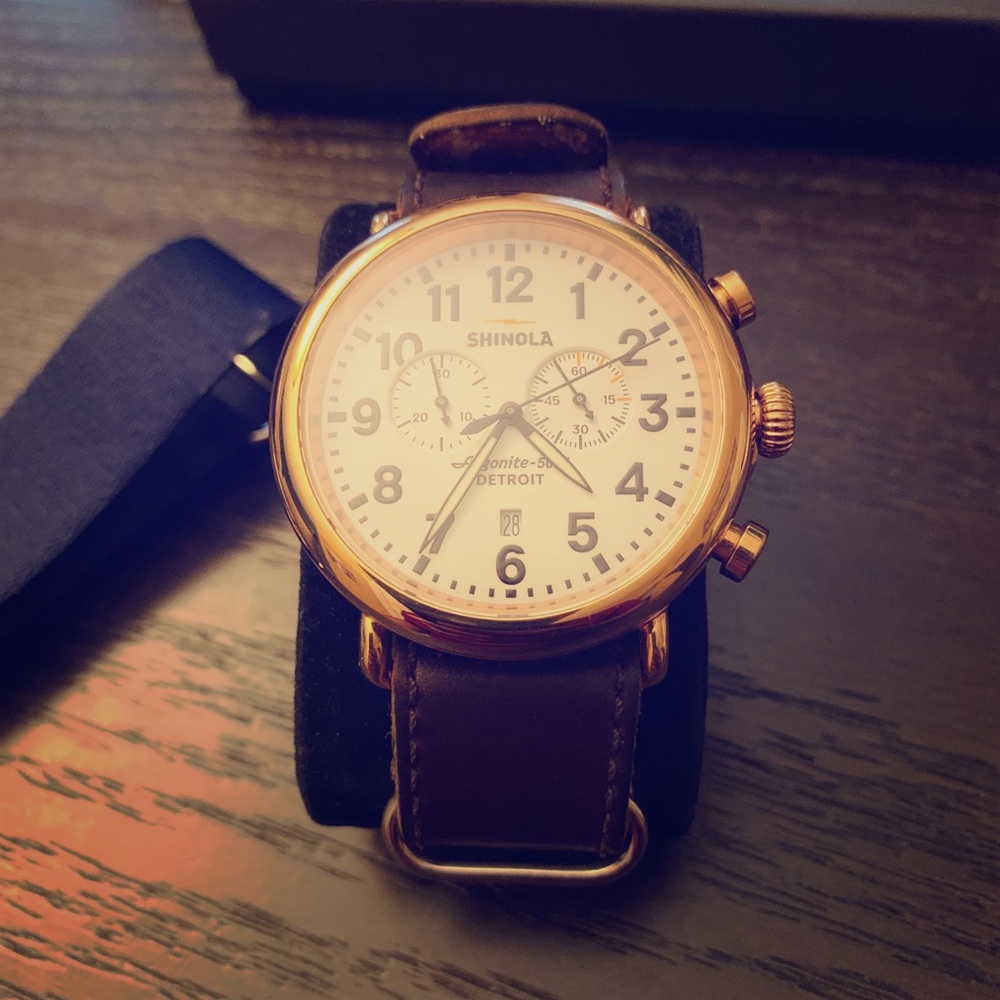 Shinola 47 Runwell Argonite